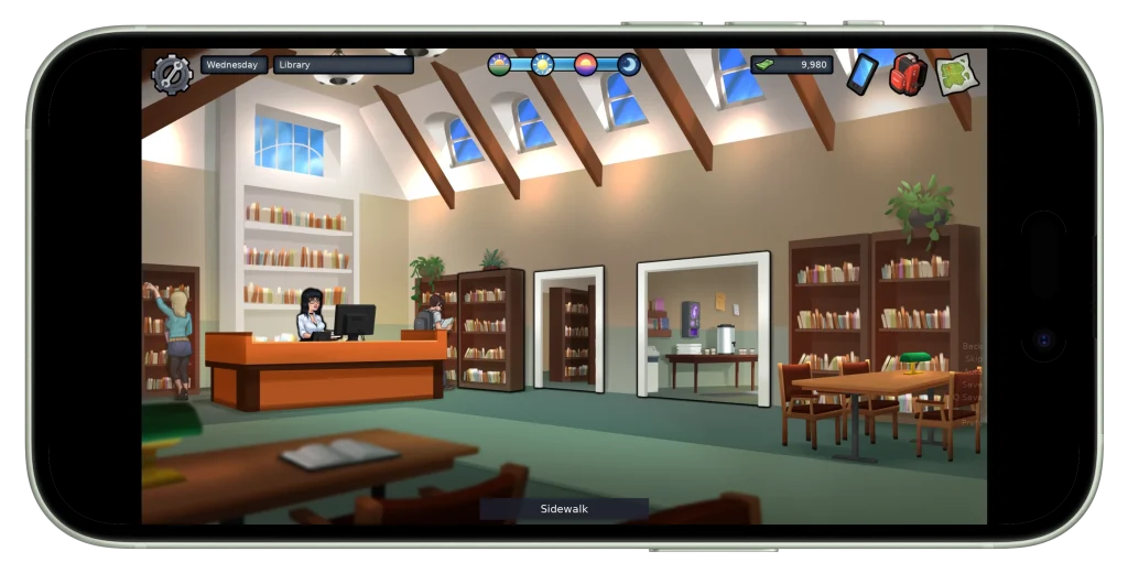 Summertime Saga allows a wide range of unlocked characters.